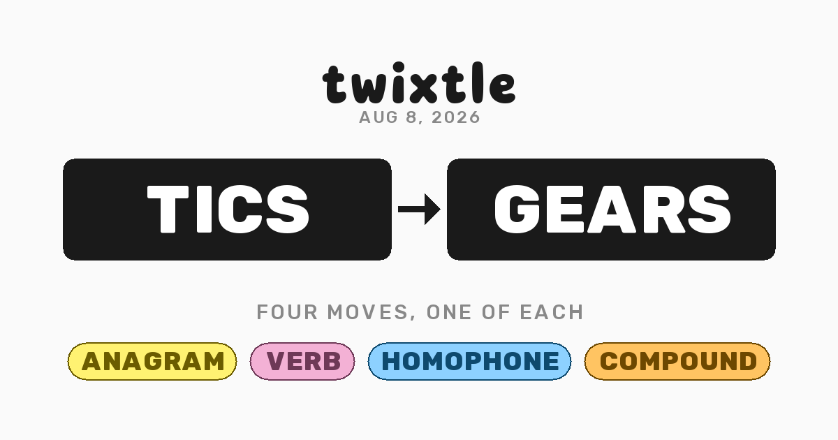 Twixtle: Daily Word Puzzle screenshot
